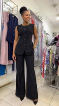 ELLY BLACK PANT SUIT