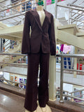 ELLY COFFE BROWN PANT SUIT