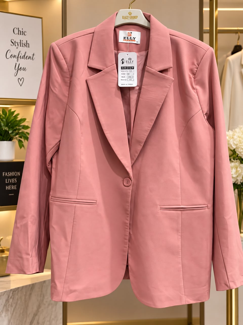 ELLY DUSTYROSE PINK JACKET
