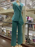 ELLY GREEN PANT SUIT