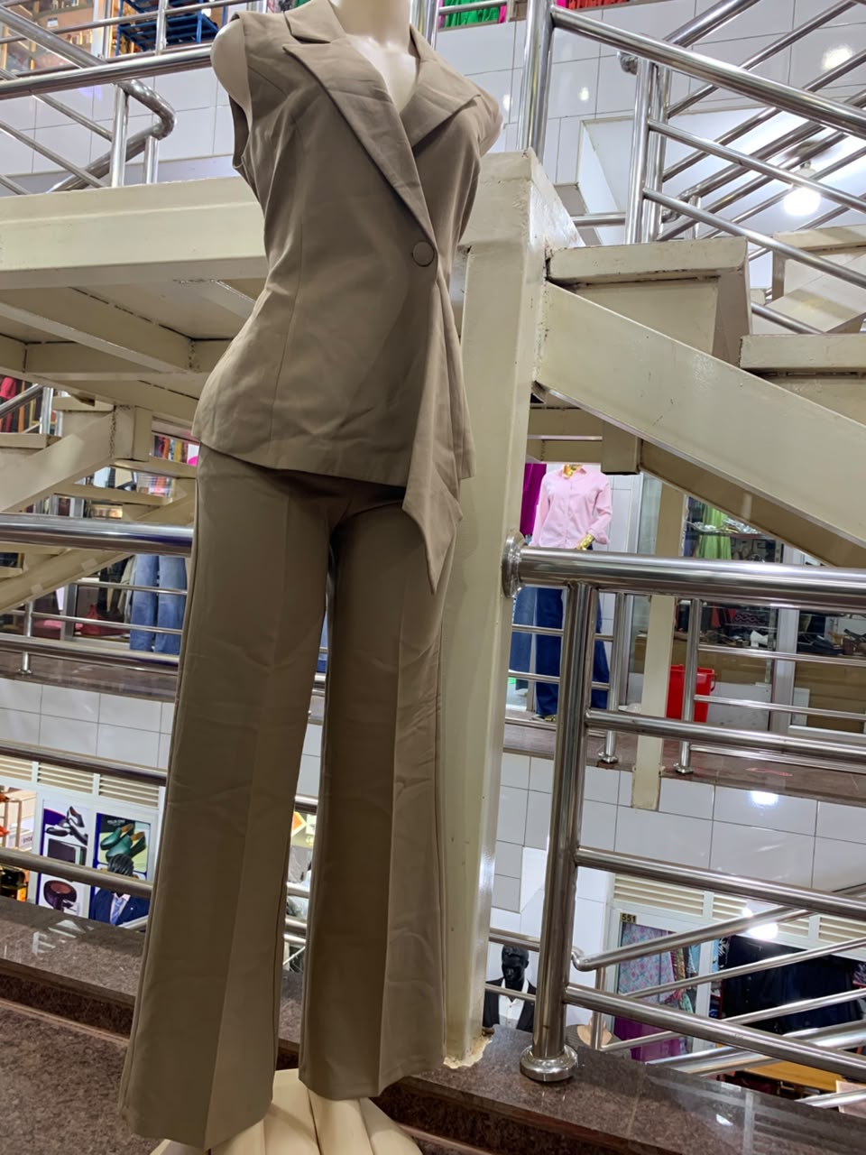 ELLY KHAKI PANT SUIT