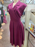Reaction maroon dress