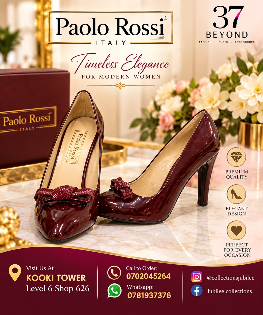 Burgundy Paolo rossi court heels