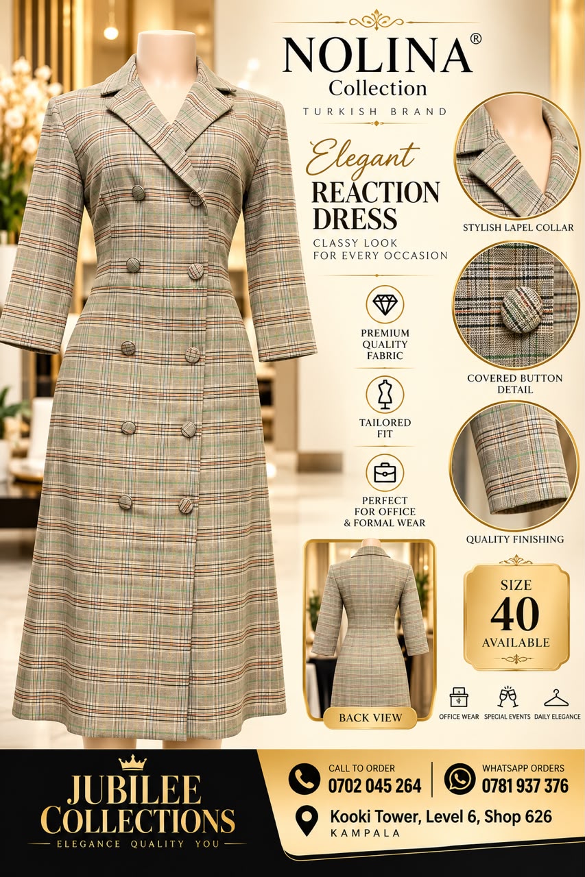 nolina checked blazer dress