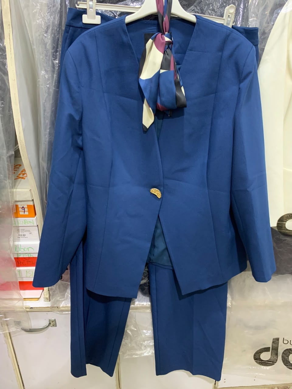 Dayi cobalt blue pant suit