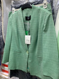 Dayi forest green skirt suit