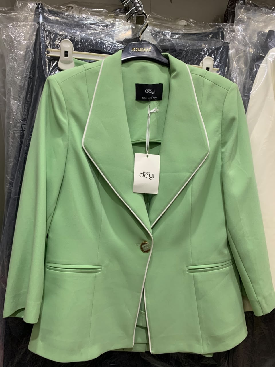 Dayi light green skirt suit